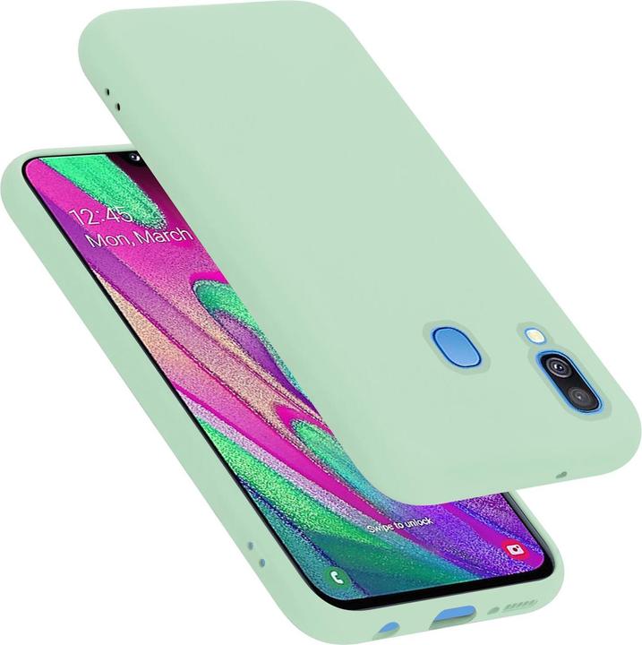 Actual product image Cadorabo TPU Liquid Silicone Case Cover (Samsung Galaxy A40)