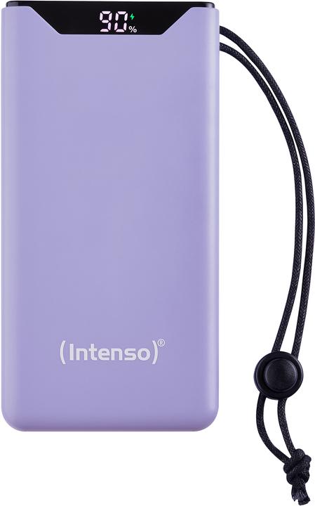 Image du produit Intenso Banque d'alimentation F10000 10000 mAh Purple (10000 mAh, 20 W, 20 Wh)