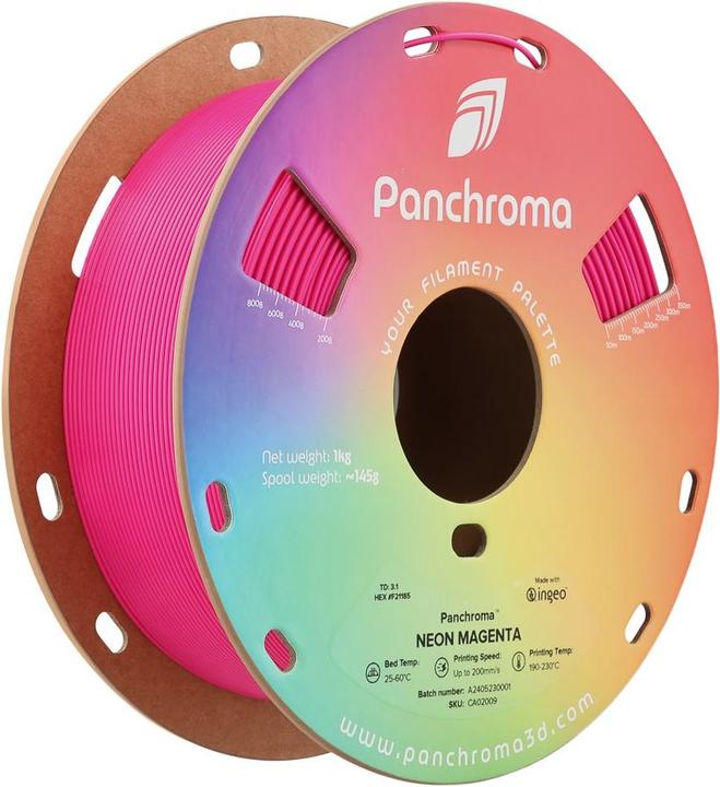 Immagine prodotto Polymaker Panchroma™ PLA Neon (PLA, 1.75 mm, 1000 g, Multicolore)
