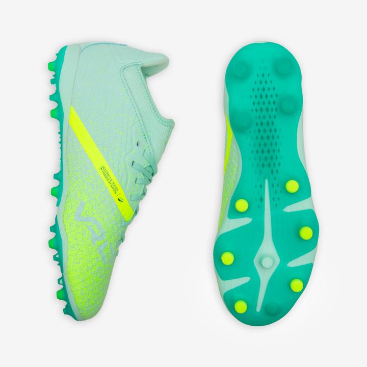 Image du produit Kipsta Chaussures de football enfant a lacets viralto iii fg vertes (32)