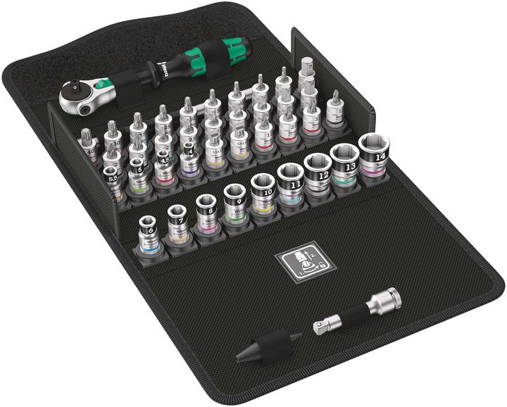 Produktbild Wera 8100 SA All-in Zyklop Speed-Knarrensatz (11 mm, 12 mm, 14 mm, 10  mm, 13 mm, 6 mm, 5 mm, 8 mm, 4 mm, 9 mm, 7 mm)