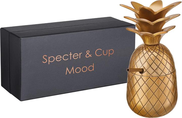 Specter & Cup Pineapple Cocktail Mug Mood Gold (3 dl, 1 x, Long drink glasses)