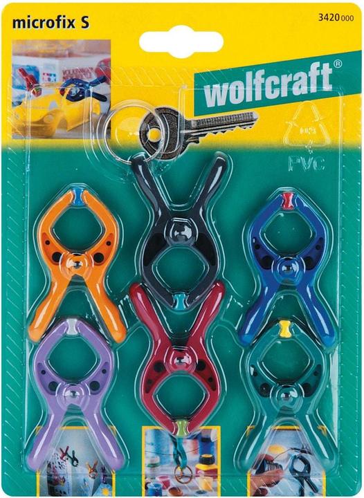Image du produit wolfcraft wolfcraft 1 microfix Mini-Federzwingen-Set 7-tlg. (20 mm)