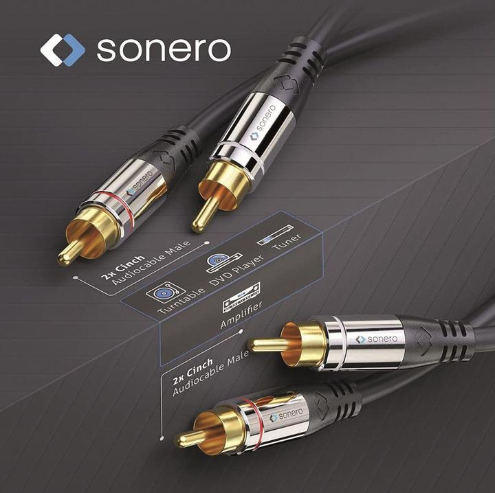 Actual product image Sonero Audio cable cinch - cinch 15 m (15 m, Cinch)