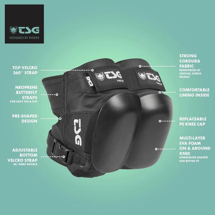 Image du produit TSG Kneepads Force Iii (XL, Genouillère, Couples)