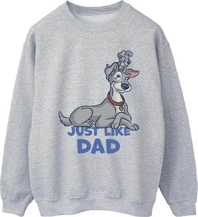 Image du produit Disney - Sweat LADY AND THE TRAMP JUST LIKE DAD - Femme (M)