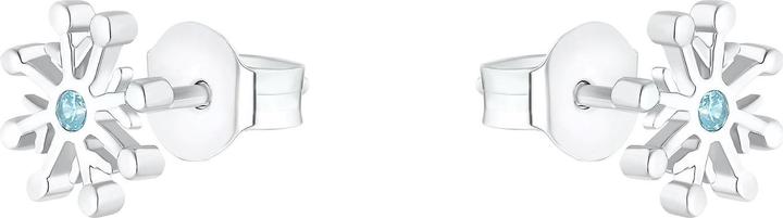 Image du produit Prinzessin Lillifee Boucles d'oreilles pour filles, argent 925 sterling, zircon synth. | flocon de neige (Argent 925)