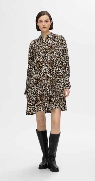 Image du produit Selected Femme Robe chemisier imprimée (40)