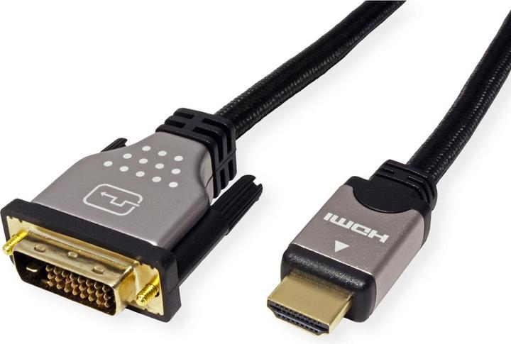 Actual product image Roline DVI — HDMI (Typ A) (2 m, DVI, HDMI)