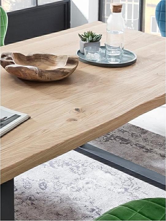 Actual product image SIT Möbel Dining table Unique wild oak silver (160 x 90 x 76 cm)