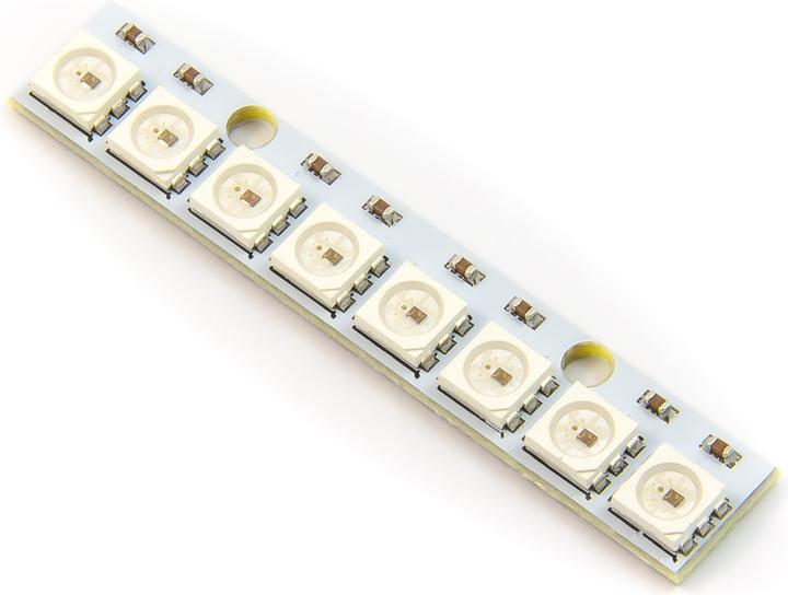 Produktbild Purecrea Neopixel Stick - 8x WS2812 RGB LED