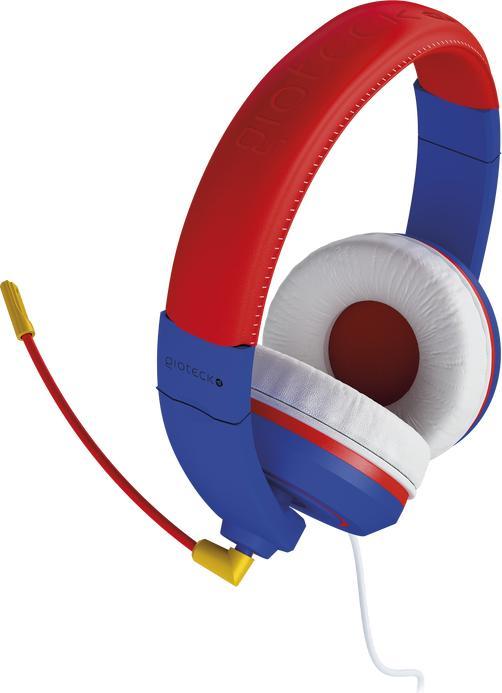 Actual product image Gioteck XH-100S Wired Stereo Headset (Blue/Red) (Cable)