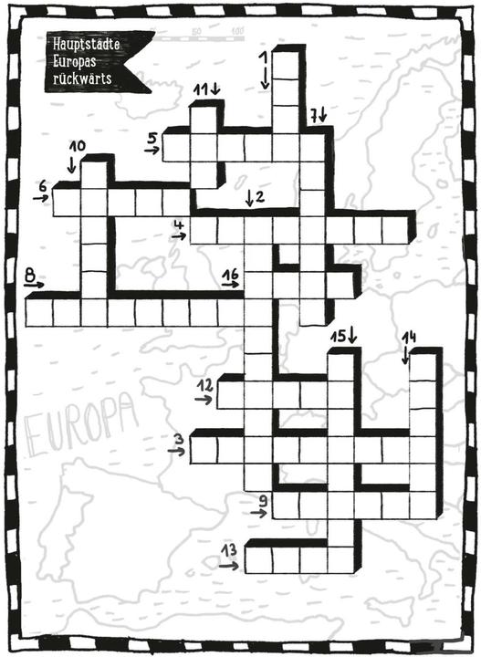 Produktbild Pocket-Rätsel-Block: Kreuzworträtsel (Deutsch, Nikki Busch)