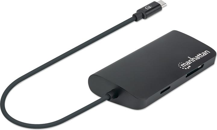 Actual product image Manhattan USB -C 3.2 Gen 1 Adapter,HDMI,USB,USB-C-PDSD (USB-C, 5 Ports)