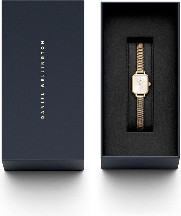 Immagine prodotto Daniel Wellington Quadro Mini Evergold Oro Champagne (Orologio da polso analogico, 15.50 mm)