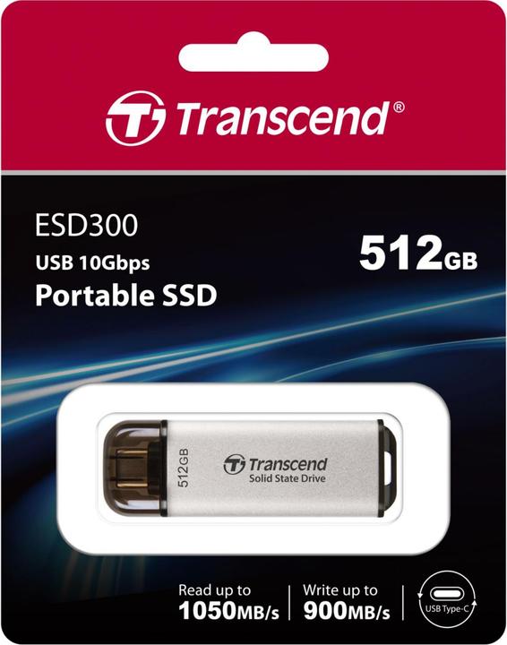Produktbild Transcend ESD300 (512 GB, USB-C)