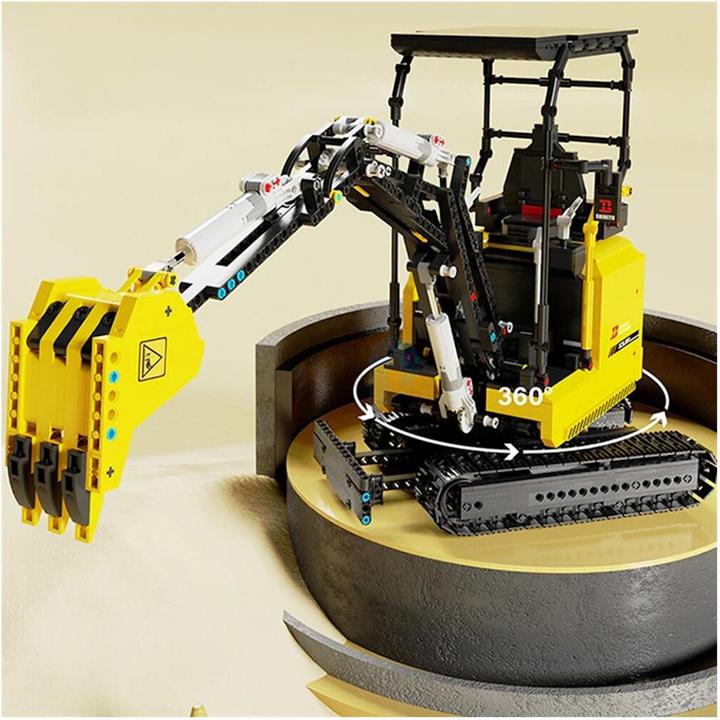 Immagine prodotto HappyBuild 22006 - Piccolo escavatore (RC) (1718 pezzi)