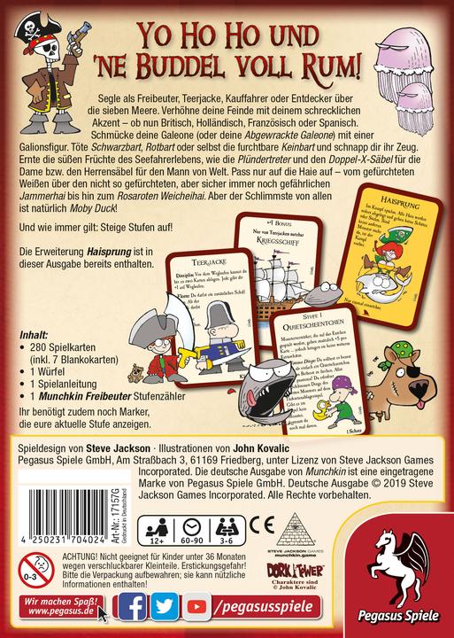 Immagine prodotto Pegasus Munchkin Buccaneers 1+2 (Tedesco)