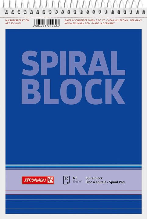 Actual product image Spiral notepad (A5, Lined)
