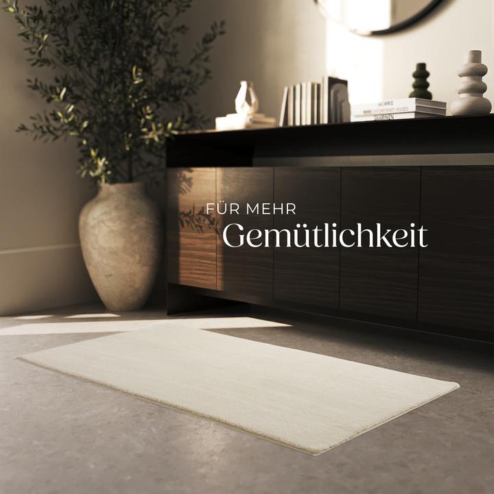 Produktbild tectake Kurzflorteppich Soft Zone (80 x 150 cm)