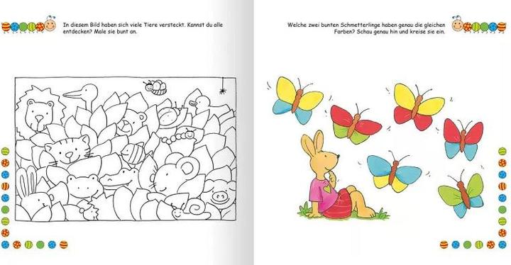 Actual product image Lernraupe - Mein grosses Übungsbuch für den Kindergarten (German, Angela Wiesner, Corina Beurenmeister, 2021)