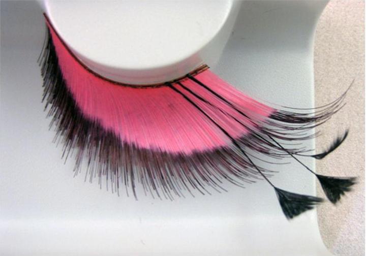 Actual product image Eulenspiegel Rosé/Black (Artificial eyelashes)