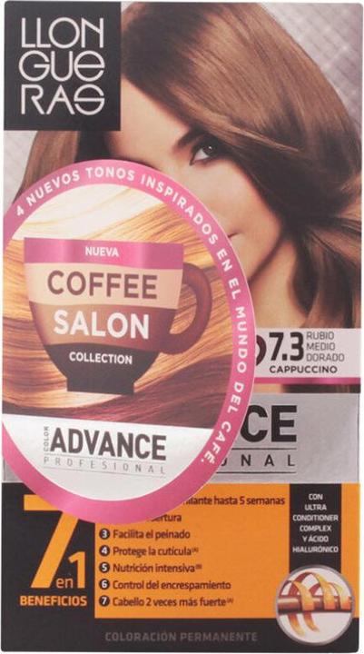 Image du produit Llongueras COLOR ADVANCE #7,3-rubio medio dorado (7.3)