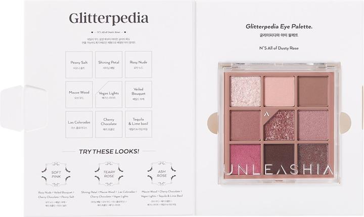 Immagine prodotto Unleashia Glitterpedia N°5 All of Dusty Rose (Rosa polverosa)