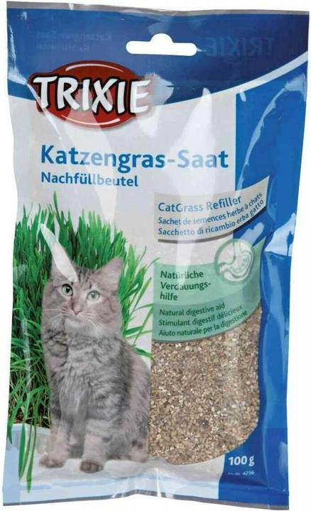 Trixie Navulzak voor kattengraszaad (Gazonzaad)