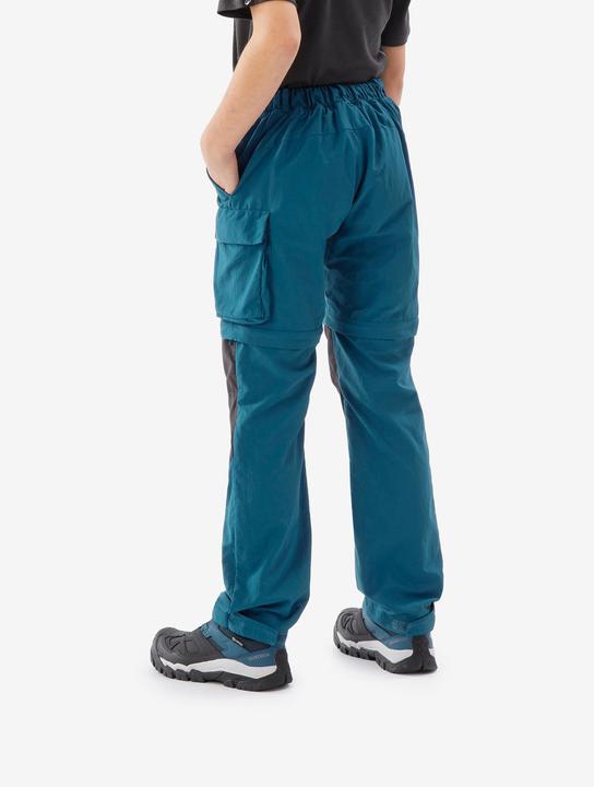 Immagine prodotto Quechua Zip-Off-Hose Kinder Gr. 123–172 Wandern - MH500 blau (140)