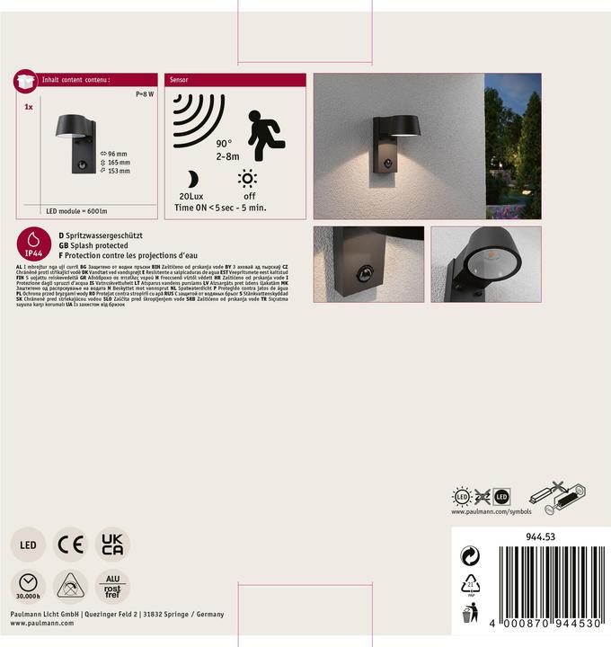 Produktbild Paulmann Capea (600 lm, IP44)