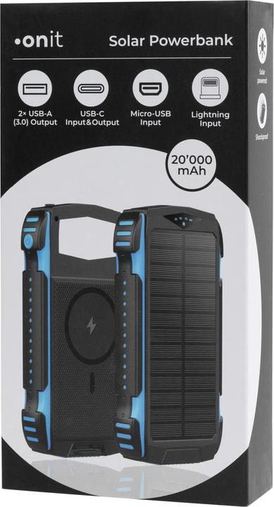 Produktbild Onit Solar Charger (20000 mAh, 20 W, 74.74 Wh)