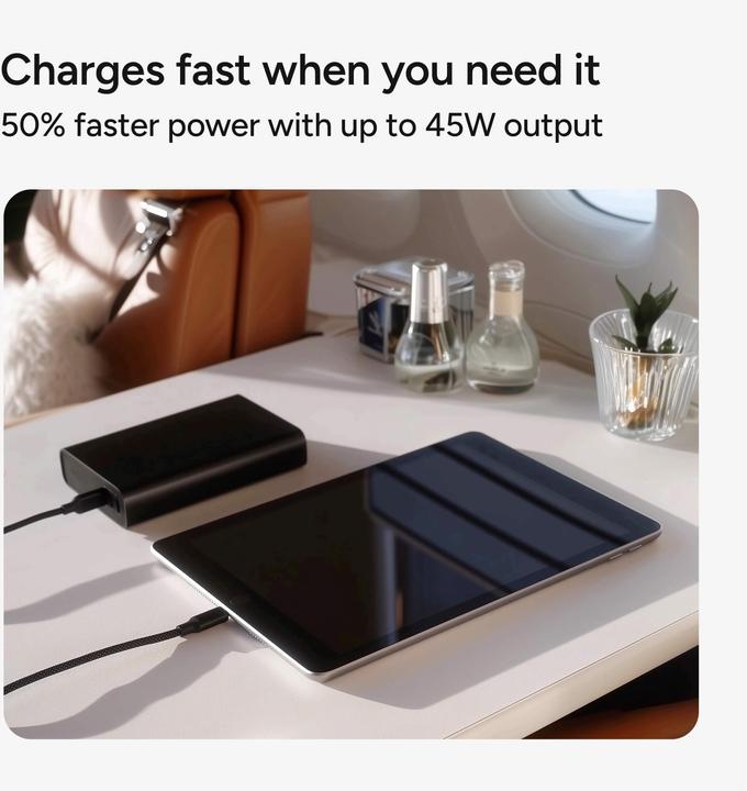 Actual product image mophie Powerstation Pro Schnellladegerät Powerbank 20.000mAh Schwarz (20000 mAh, 45 W)
