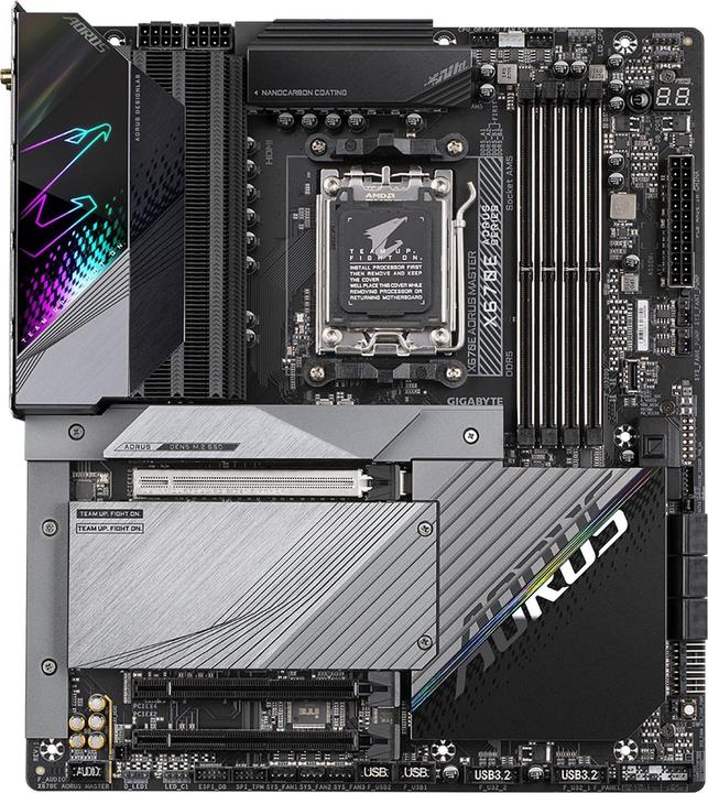 Actual product image Gigabyte X670E AORUS MASTER (AM5, AMD X670E, E-ATX)