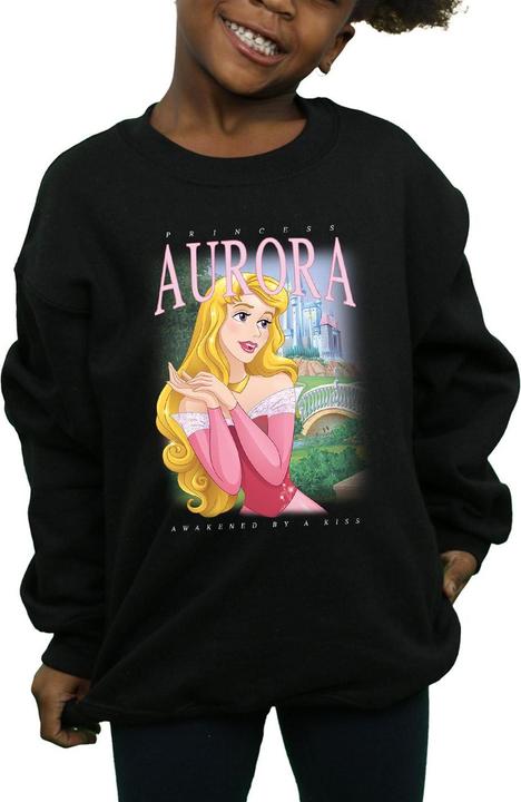 Image du produit Disney Interactive Studios Sweat-shirt en coton Aurora Montage pour filles (116)