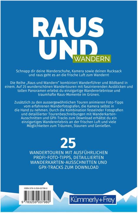 Produktbild Raus und Wandern Zentralschweiz (Deutsch, Hallwag Kümmerly+Frey AG, 2024)