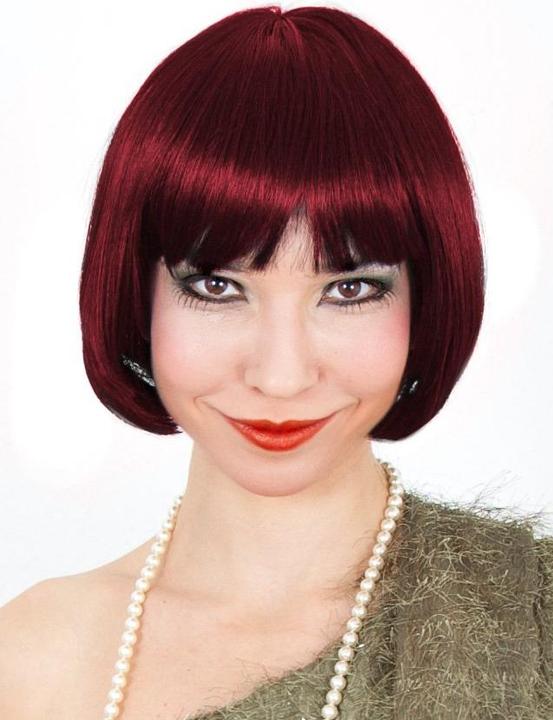 Produktbild Maskworld Charleston Perücke burgund
