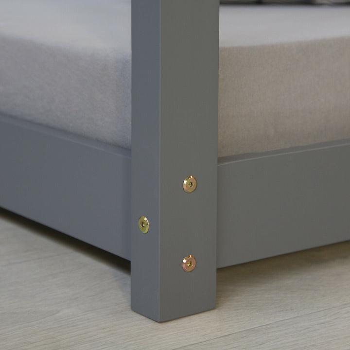 Immagine prodotto Homestyle4u Letto per bambini Casa per bambini Letto da gioco Letto da casa (90 x 200 cm)