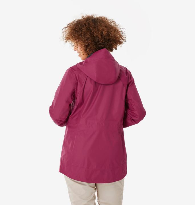 Produktbild Quechua Wanderjacke Damen wasserdicht - NH500 violett (M)
