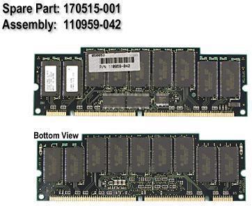 HPE MEM 512MB SDRAM,256MB,CL2 (100 MHz, DDR4-RAM, DIMM)
