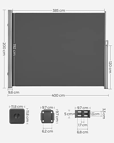 Actual product image Songmics Seitenmarkise (2 m)