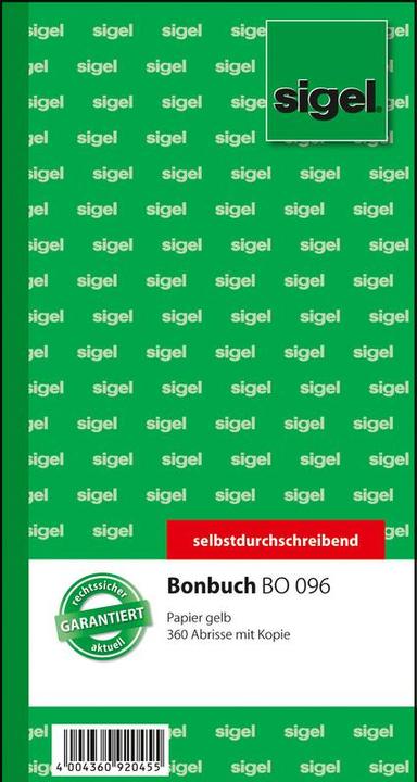 Actual product image Sigel Receipt book, 360 tear-offs (60 x)