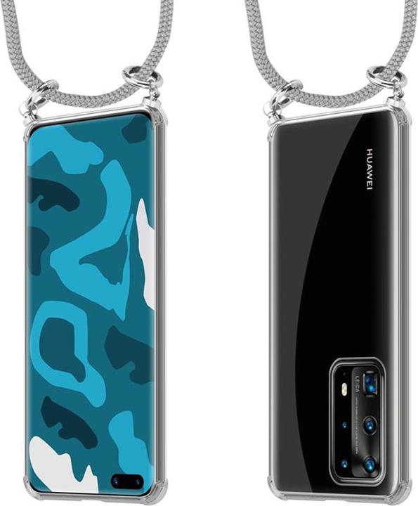 Produktbild Cadorabo TPU Handy Kette SILBER Cover