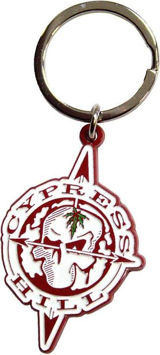 Produktbild Cypress Hill Skull Compass Emaille Schlüsselanhänger