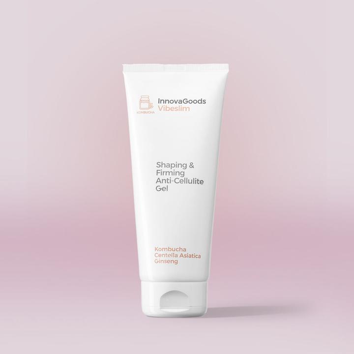 Actual product image InnovaGoods Firming and modelling anti-cellulite gel Kombucha Vibeslim 200 ml (Body gel, 200 ml)