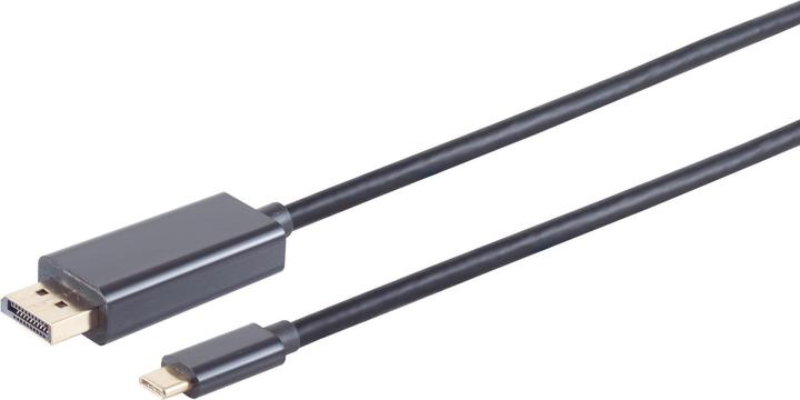 Produktbild NoName KAB USB C > Displayport Stecker (4K 60Hz) 1,8m schwarz (1.80 m, DisplayPort)