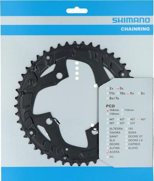 Actual product image Shimano Acera FC-T3010 chainring for KSR 9-speed (48)