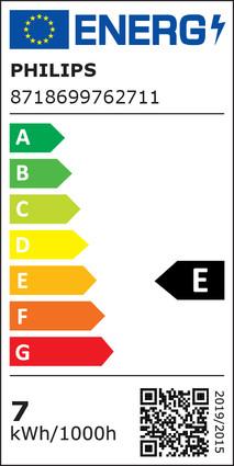 Energy Label Philips Lamp (E14, 6.50 W, 806 lm, 1 x, E)