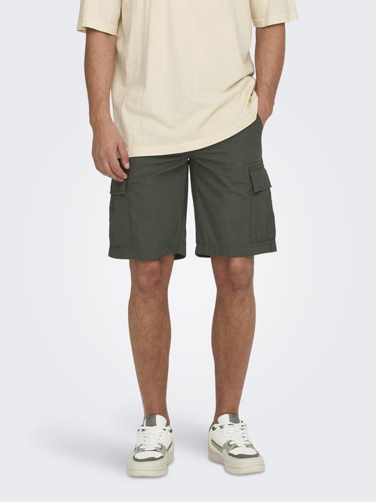 Produktbild Only & Sons Cargoshorts Loc kurze Hose mit vielen Taschen (XL)