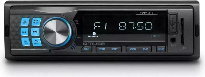 Produktbild Muse M-195 Car Radio with Bluetooth, 4 x 40 W